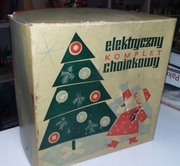 Oryginalne Polskie lampki choinkowe z PRLu