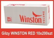Gilzy papierosowe WINSTON RED 200 szt x 10