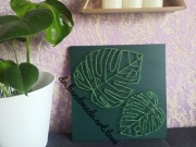 Obraz String Art Monstera 40x40 Idealny prezent na święta!