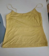 22) Bluzka top na naramkach FlashLights r. S/M żółta elastan