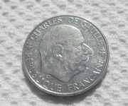 Francja V Republika FRF 1 frank franc 1988 KM# 963 Charles de Gaulle 
