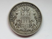 2 marki 1876 Hamburg
