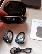 Słuchawki Sportowe Bluetooth BX17 TWS | Powerbank LED | Nowe