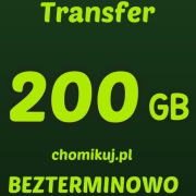 Transfer 200 GB chomikuj bezterminowo