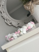 Nowy wianek komunijny rękodzieło na głowę do pierwszej komunii Świętej alba