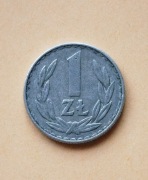 POLSKA 1 zł 1975 r. bzm