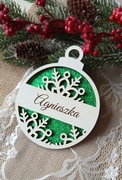 Personalizowana bombka świąteczna z imieniem
