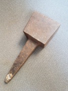 Stara babka do klepania kosy / PRL 