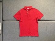 STYLOWA KOSZULKA POLO C&A XS | CZERWONA | KLASYCZNY LOOK