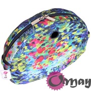 Granatowy organizer do Obag MOON LIGHT kwiaty akwarela róż wkład OMAY