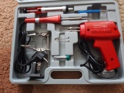 Lutownica transformatorowa 100 W zestaw.