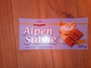 Chateau Alpen Sahne czekolada mleczna puste opakowanie karton okładka