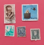 Zestaw z 5 znaczków pocztowych Brazylia 