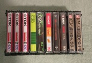 Zestaw 10 kaset C-120 C-100 C-90 + Gratis stojak Beksiński