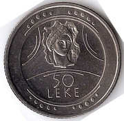 ALBANIA 50 leke 2004, KM# 90, UNC, Beauty of Durrës