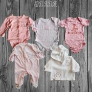 Paka zestaw dla dziewczynki noworodka rozmiar 56-62cm