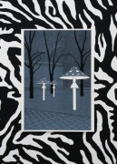 Nowa Huta, Muchomory - limitowany sitodruk artystyczny G. Makocka