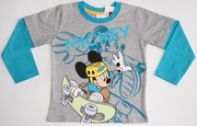 nowa Disney Myszka Mickey Miki 122/128 super jakość długi rękaw longsleeve