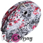 Szary organizer do Obag MOON LIGHT kwiaty róż sangria 2 kieszenie OMAY