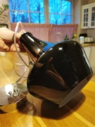 Lampa czarna szklana