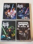 GWIEZDNE WOJNY IV, V , VI /MATERIAŁY DOD- 4 DVD- STAR WARS -POLSKIE WYDANIE
