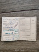 Dowód rejestracyjny TRABANT 601 1977 r.