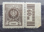 PMW  Orzeł w wieńcu Fi 182 ** margines