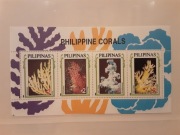 Filipiny 1994  Mi blok 70  koralowce idealna pozycja 