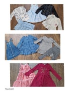 Zestaw ubranek dla dziewczynki 110-116 H&M i inne