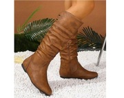 BRĄZOWE KOZAKI PRZED KOLANO MARSZCZENIA rozm. 39 (B048) 