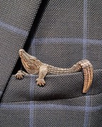 Ozdoba do kieszonki marynarki brustasza poszetka przypinka do garnituru 