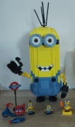 Klocki Mega Bloks Minionki 3 ZESTAWY Minionek Kevin 30 cm UNIKAT