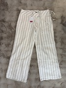 Spodnie białe proste 