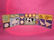 Podkładki drewniane na stół maty wzór wiejski vintage border fine arts 1998