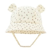 Bawełniany kapelusz, czapka z uszami dla dziecka