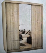 Szafa na ubrania dąb 180 cm