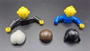 Zabytkowe LEGO System 112 Universal Building Set - 2x Family Figures