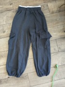 Spodnie dresowe cargo dla dziewczynki Sinsay 