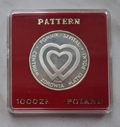 Moneta próbna 1000 zł Pomnik - Szpital Centrum Zdrowia Matki Polki