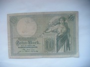 Banknot Niemcy - 10 Marek 1906 r.