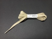 Sznurowadła 120 cm bawełniane beżowe