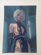 2b nier automata plakat handmade 