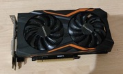 Karta Graficzna Gigabyte Windforce 1050ti - stan idealny