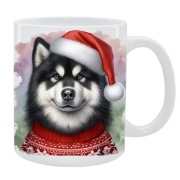 KUBEK Z PSEM Alaskan malamute  - IDEALNY PREZENT, PERSONALIZACJA,24H WYS