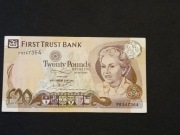 BANKNOT 20 FUNTÓW SZTERLINGÓW 2007 FIRST TRAST BANK  WIELKA BRYTANIA