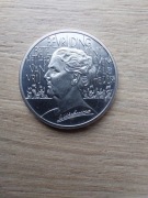 Holandia 1 ecu 1995 stan -I; Wilhelmina