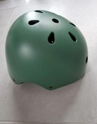 Kask rowerowy zielony khaki chłopięcy Korimefa S 48-54