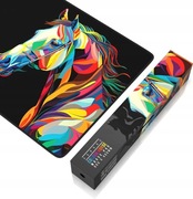 Podkładka Gamingowa XXL 900x400 Kolorowy Koń – Titanwolf Speed Mousepad *8
