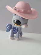 Littlest Pet Shop LPS konik z kapeluszem