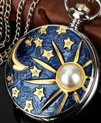 Zegarek na łańcuszku kieszonkowy - Kosmos